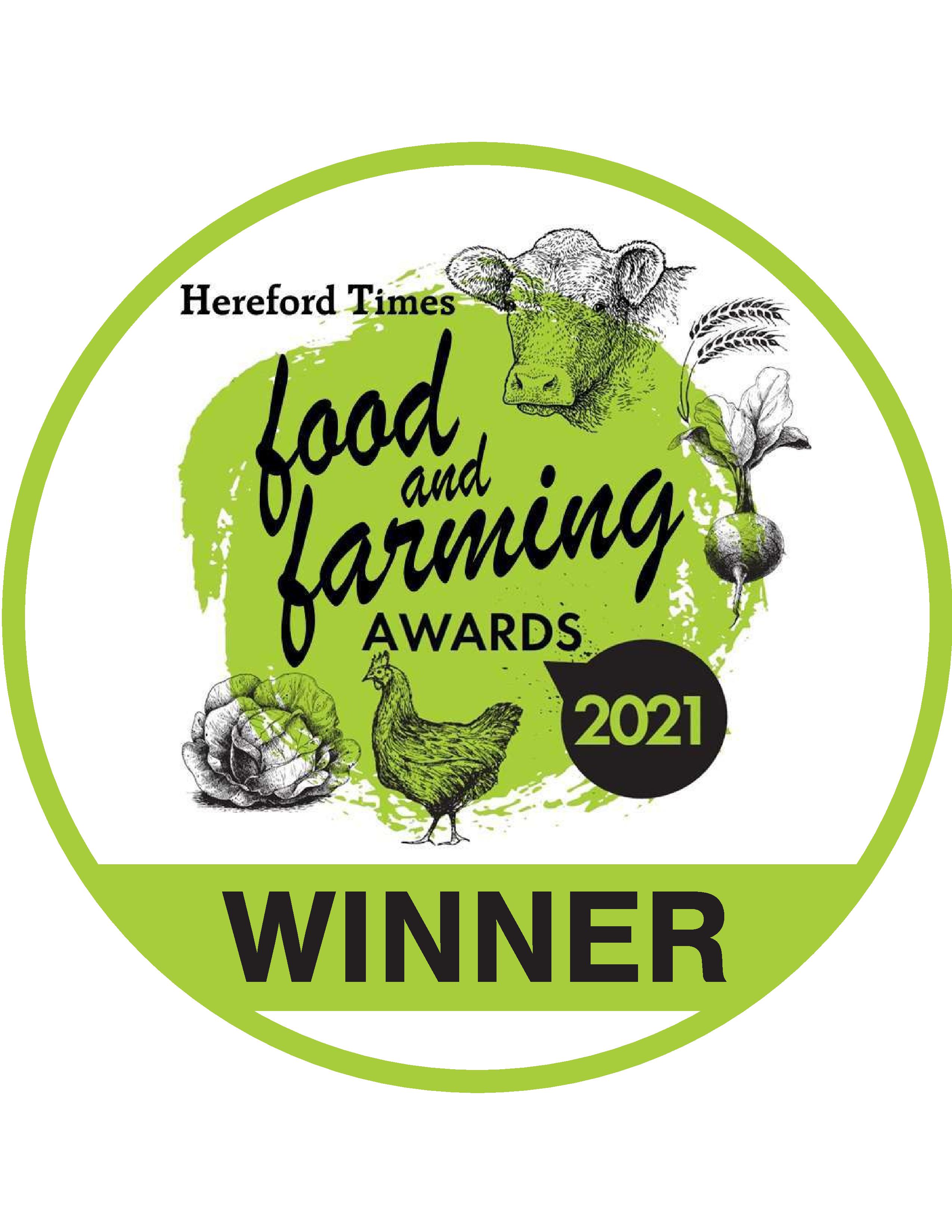 Hereford Times Food and Farming awards winner